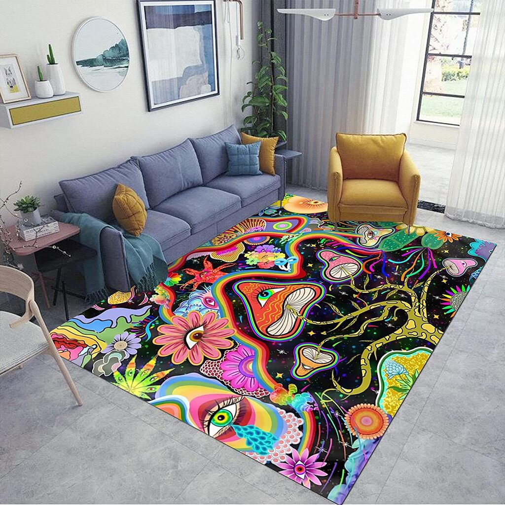 Psychedelic rugs - Bedroom Rug Ideas 