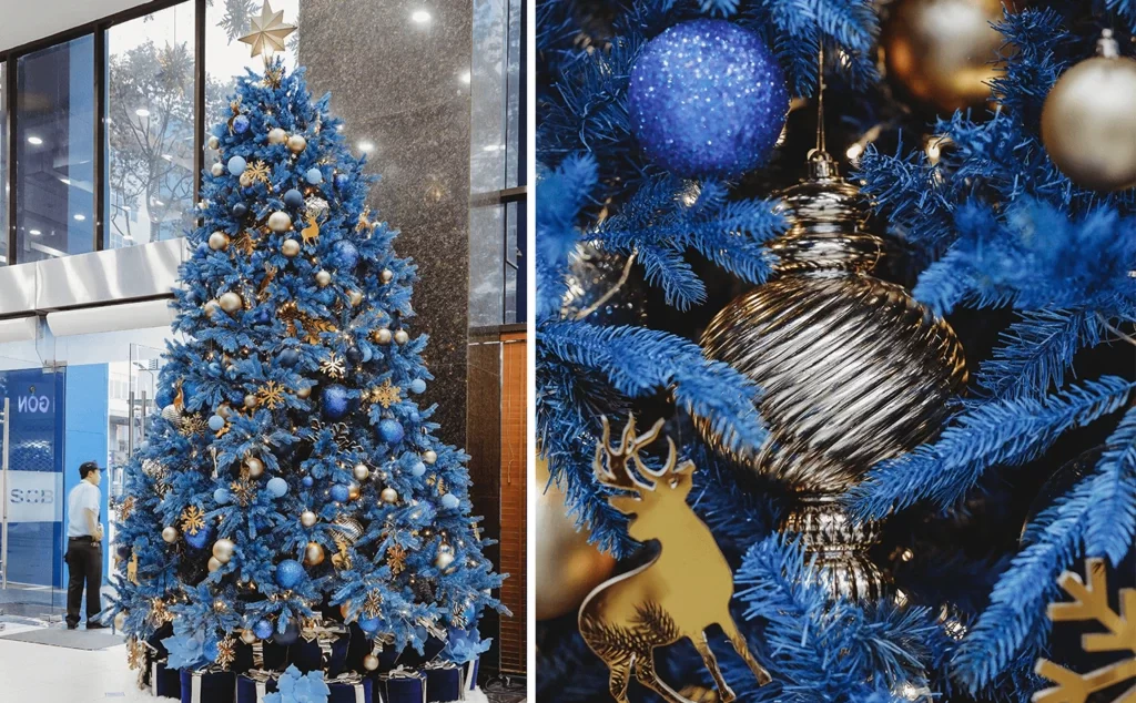 Christmas Blue Christmas Decoration Idea