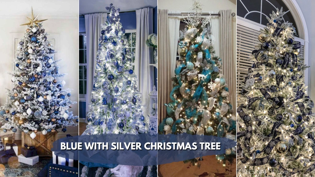 Blue and Silver Christmas Tree