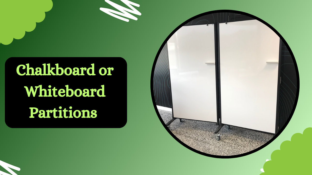 Chalkboard or Whiteboard Partitions 