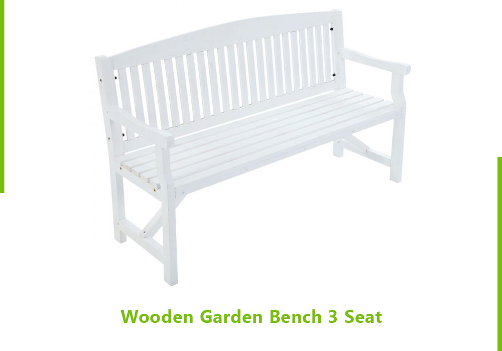 Hamptons Style - Wooden Garden Bench