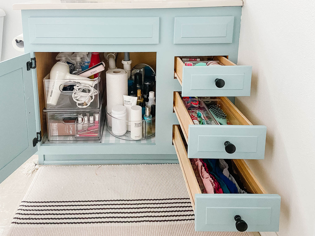 In-Drawer Bathroom Organizer idea