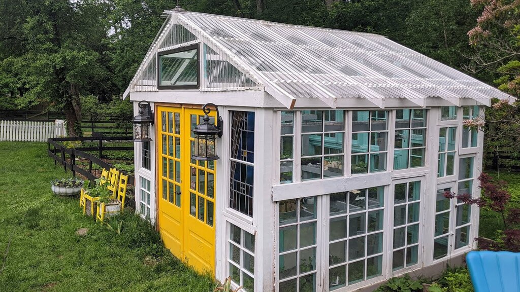 Recycled Window Greenhouses