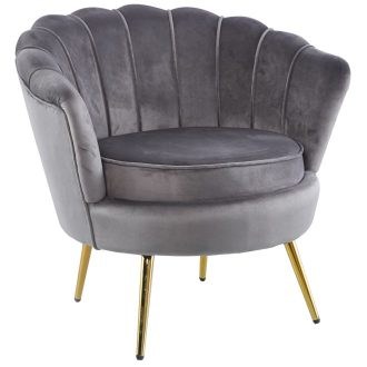 Velvet Arm Chair