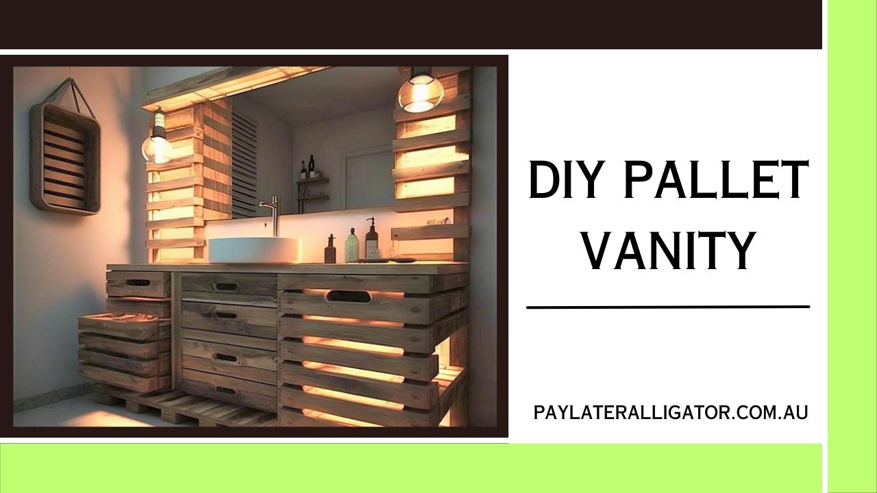 DIY Pallet Vanity