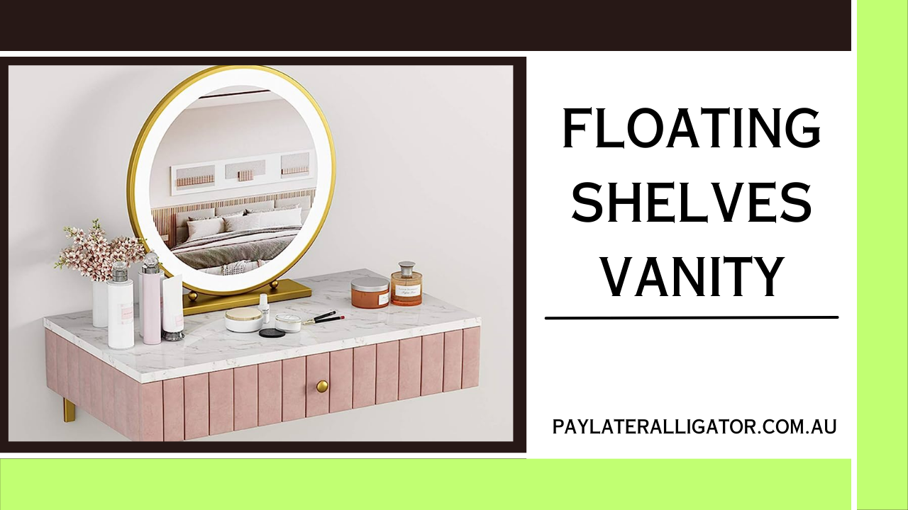 Floating Shelves Vanity