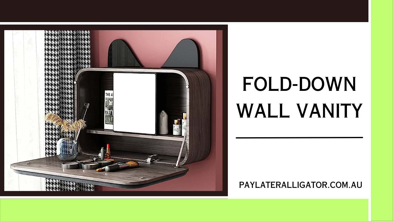 Fold-Down Wall Vanity