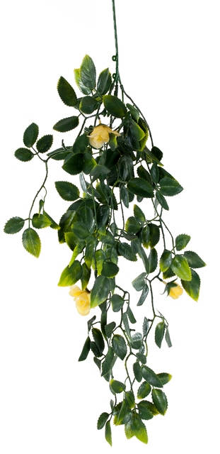 Mixed Hanging Foliage UV 60cm – Yellow Flower