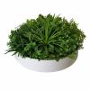 Artificial Green Wall Disk Art 60cm – Philodendron