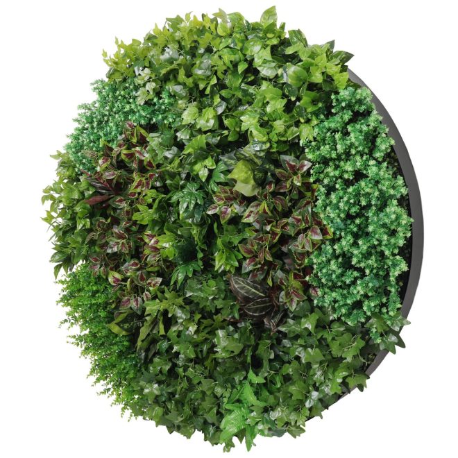 Artificial Green Wall Disk Art 150cm – Dense Green Sensatio