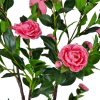 Flowering Natural Artificial Camellia Tree – 180 cm, Pink