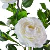 Flowering Natural Artificial Camellia Tree – 180 cm, White