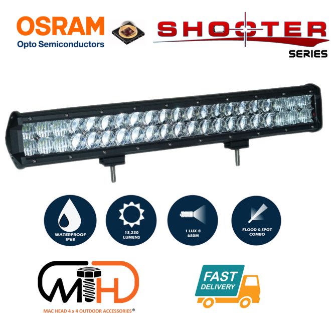Osram LED Light Bar 5D Sopt Flood Combo Beam Work Driving Lamp 4wd – 126W