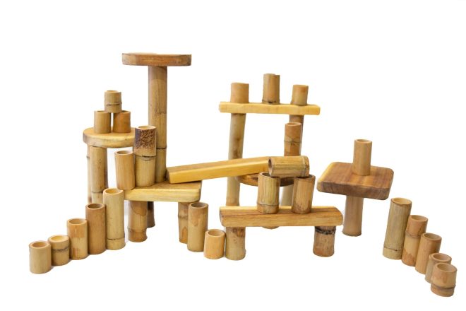 Bamboo building set – 46