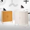 ArtissIn Buffet Sideboard Locker Metal Storage Cabinet – SWEETHEART – White