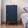 ArtissIn Metal Locker Storage Shelf Filing Cabinet Cupboard Bedside Table – Blue