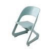 ArtissIn Set of 4 Dining Chairs Office Cafe Lounge Seat Stackable Plastic Leisure Chairs – Blue