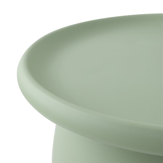 ArtissIn Coffee Table Mushroom Nordic Round Large Side Table 70CM – 70×35 cm, Green