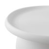 ArtissIn Coffee Table Mushroom Nordic Round Large Side Table 70CM – 70×35 cm, White