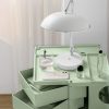 ArtissIn Bedside Table Side Tables Nightstand Organizer Replica Boby Trolley 5Tier – Green