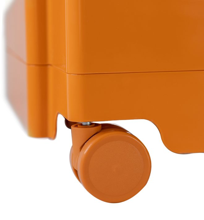 ArtissIn Replica Boby Trolley Storage 3 Tier Drawer Cart Shelf Mobile – Orange
