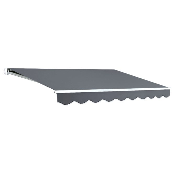 Instahut Folding Arm Awning Outdoor Awning Retractable Sunshade – 2.5×2 m