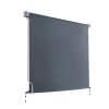 Instahut Outdoor Blind Privacy Screen Roll Down Awning Canopy Window – 1.5×2.5 m