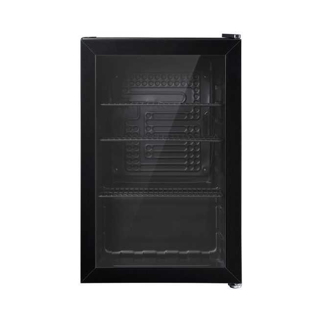Devanti Bar Fridge Glass Door Mini Freezer Fridges Countertop Beverage Commercial – 70 L