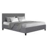 Artiss Neo Bed Frame Fabric – DOUBLE, Grey