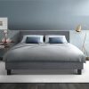 Artiss Neo Bed Frame Fabric – DOUBLE, Grey