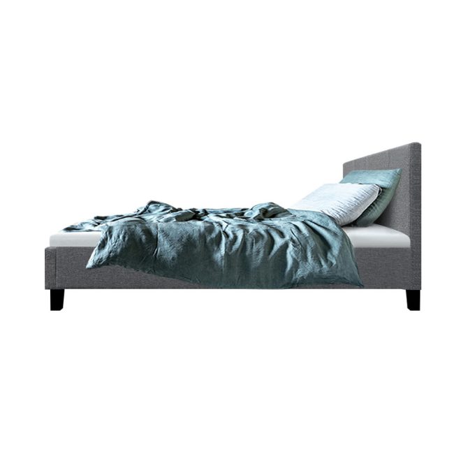 Artiss Neo Bed Frame Fabric – SINGLE, Grey