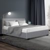 Artiss Nino Bed Frame Fabric – DOUBLE, Grey