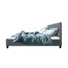 Artiss Vanke Bed Frame Fabric- Grey – DOUBLE