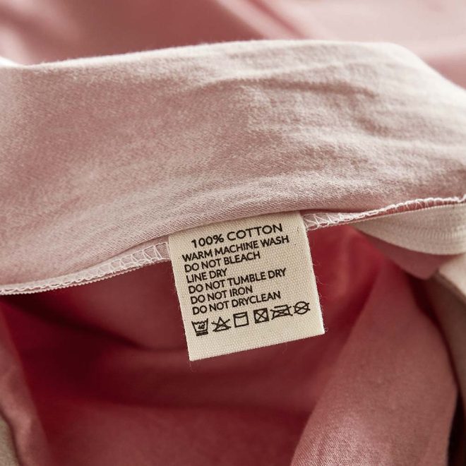 Cosy Club Washed Cotton Sheet Set – SINGLE, Pink and Brown