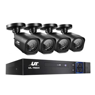 CCTV Security System 4CH DVR 1080P 4 Camera Sets
