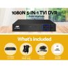 UL-TECH 5 IN 1 4CH DVR Video Recorder CCTV Security System HDMI 1080P – Not Included