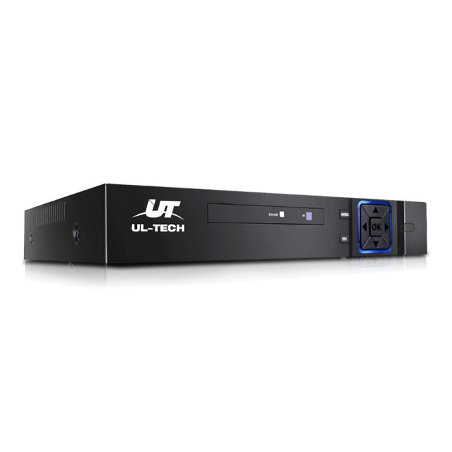 UL Tech 8 Channel CCTV Security Video Recorder – Not Included