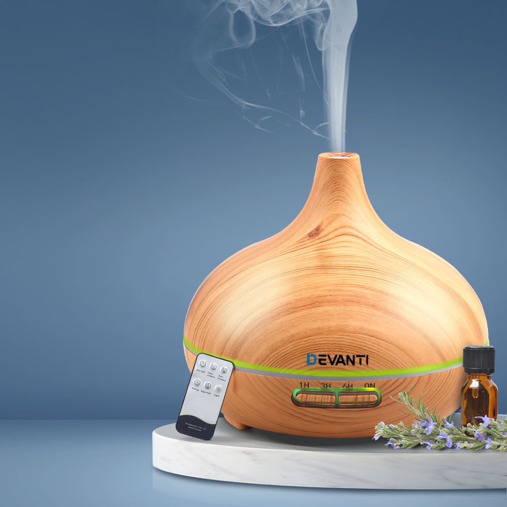 300ml 4 in 1 Aroma Diffuser – Light Wood