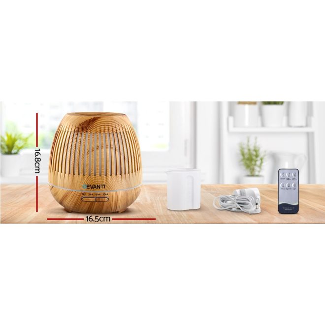 Aromatherapy Diffuser Aroma Essential Oils Air Humidifier LED Light 400ml