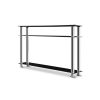 Entry Hall Console Table – Black & Silver