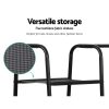 Closet Storage Rack Clothes Hanger Shelf Garment Rail Stand Wardrobe Organiser – Black