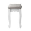 Artiss Dressing Table Stool Makeup Chair Bedroom Vanity Velvet Fabric – Grey