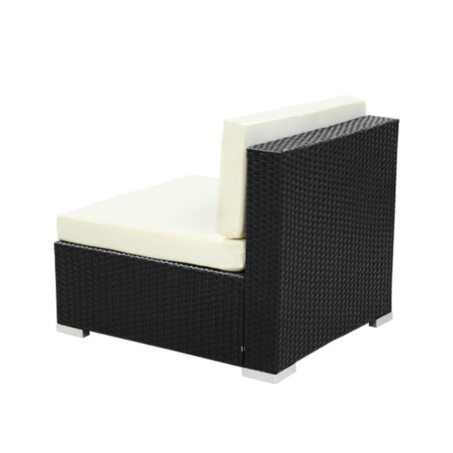 Gardeon Outdoor Furniture Sofa Set Wicker Rattan Garden Lounge Chair Setting – 2 x Single Sofa