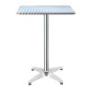 Gardeon Outdoor Bar Table Indoor Furniture Adjustable Aluminium
