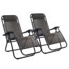 Gardeon Zero Gravity Recliner Chairs Outdoor Sun Lounge Beach Chair Camping