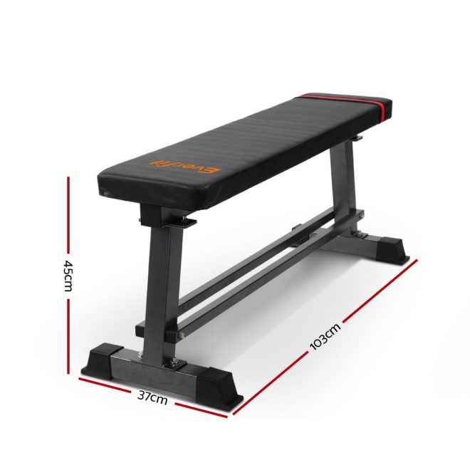 Weight Bench Flat Multi-Station Home Gym Squat Press Benches Fitness