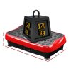 Vibration Machine Machines Platform Plate Vibrator Exercise Fit Gym Home – Red