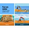 Weisshorn Floating Mat Water Slide Park Stand Up Paddle Pool Sea – 550 cm