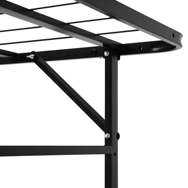 Artiss Folding Metal Bed Frame – Black – KING SINGLE