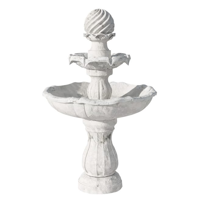 Gardeon 3 Tier Solar Powered Water Fountain – Ivory